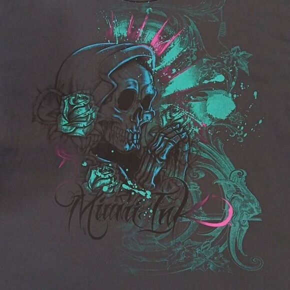 Miami Ink Tshirt  Size: XL PTP: 23.5" Length: 30" Brand: Miami Ink  Roomy and So - Picture 1 of 6